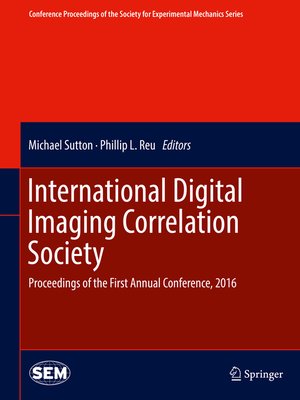 cover image of International Digital Imaging Correlation Society